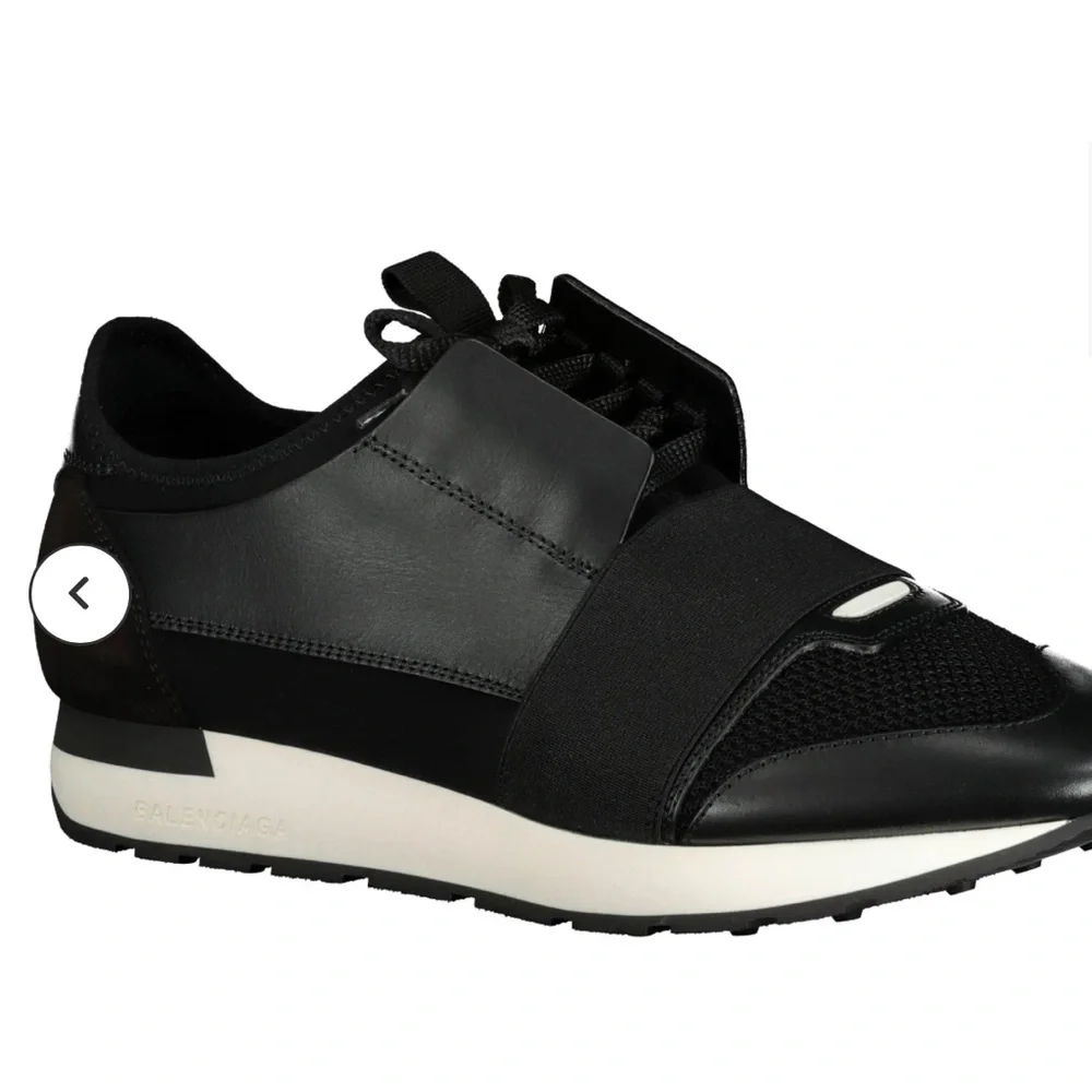 BALENCIAGA WOMENS RACE RUNNERS BLACK - Picture 1 of 9